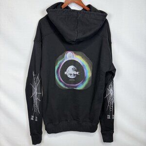 Rhude Paraiso Sweatshirt Hoodie Size Small Men’s Black Heavyweight Made In USA